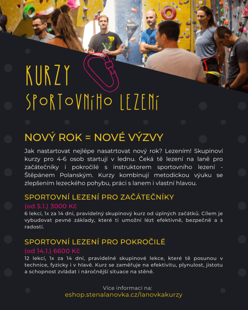 Bezpečnostní a kreativní zábava pro děti i rodiče na Stěně lanovka.